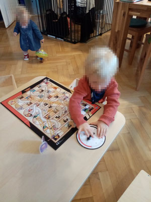 Unser Leiterspiel für meine Großen 