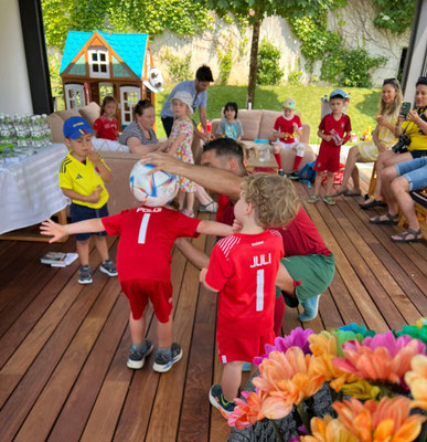 Fussball Geburtstagsparty Schweiz Zürich Kindergeburtstag Entertainment
