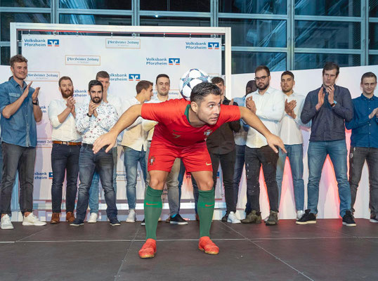 Volksbank Pforzheim Fussball Sportlerehrung Bank Event Veranstaltung