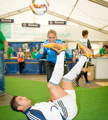 Fussball Freestyle Tricks B. Braun Melsungen Event Sport