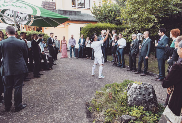 DFB-Event mit UEFA Team und Fußball-Freestyler Saki – Ballkunst und Unterhaltung für Verbandsgäste
