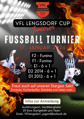 Fußball Freestyle Show von Saki beim VfL Lengsdorf Cup Junioren Hallenturnier in Bonn mit begeistertem Publikum.