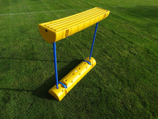 Samicap Trainingsstation mit Stangen – koordinatives Fußballtraining für Reaktion, Timing und Bewegungsqualität.
