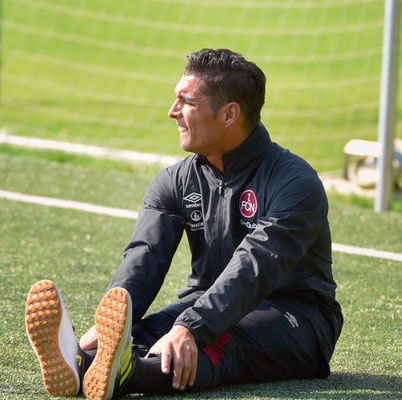 Zwischen den Aktionen: Saki beim 1. FC Nürnberg Event – Workshop, Austausch und Motivation
