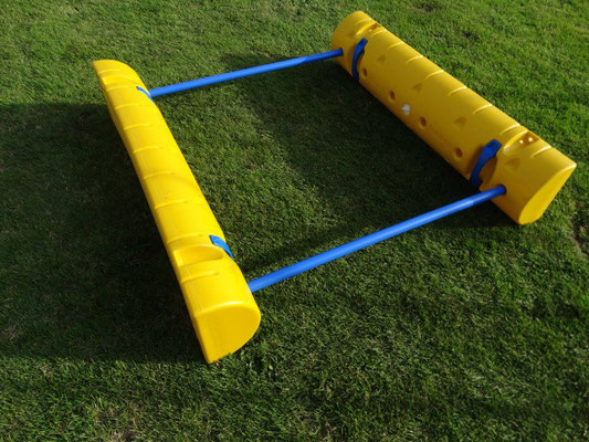 Samicap Rahmen am Boden – Agility- und Fußarbeitsübungen für schnelles, koordinatives Fußballtraining.