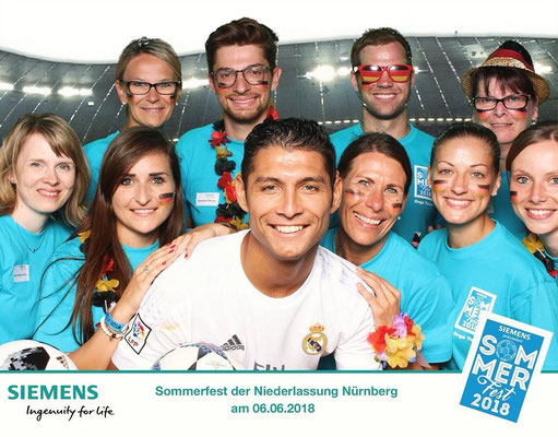 Siemens Marketing Visual – Sommerfest Nürnberg mit Fußball-Freestyler Saki
