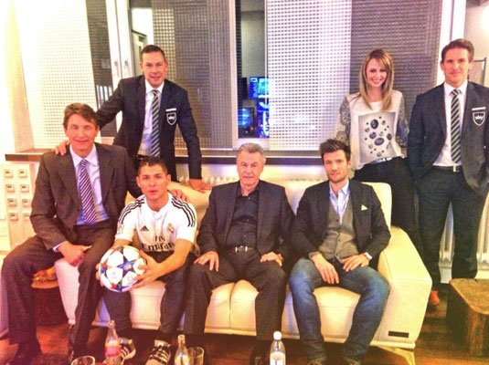 Football Freestyler on TV