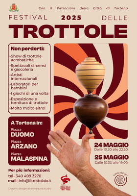Vi aspettiamo a Tortona Festival delle trottole 2025...