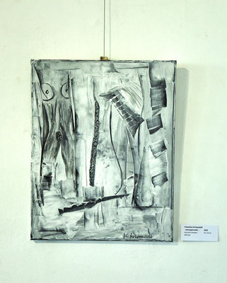 Clementine Kchaoudoff       - Hermaphrodite -           Acryl auf Leinwand     40 x 50 cm