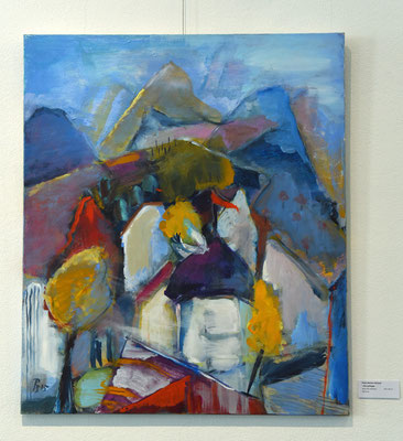 Petra Becker-Mirlach     - Rot geflaggt -     Acryl auf Leinwand