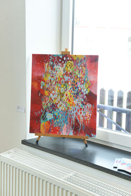 Sadhya Suthau     - Blütenpracht -    Acryl Mischtechnik      60 x 50 cm