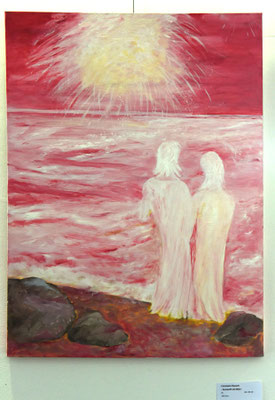 Christiane Rausch   - Romantik am Meer -   Öl    80 x 60 cm