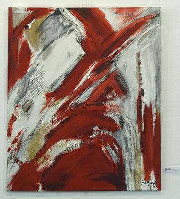 Sabina Schreker   - Im Sog der Extreme -    Acryl auf Leinwand   120 x 100 cm