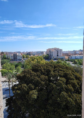Vista de la antigua Estación de Madera de los trenes de vía estrecha.