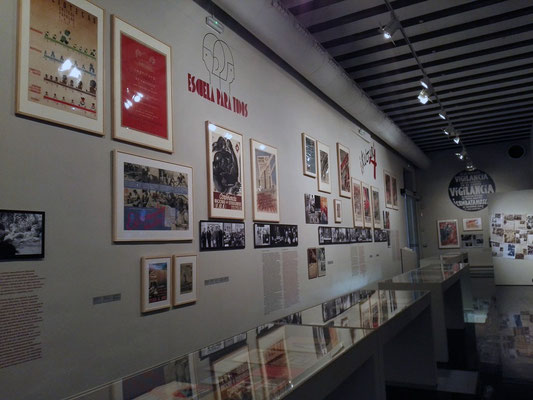 La sala de la exposición era un tanto incomoda y difícil de conseguir una buena imagen.