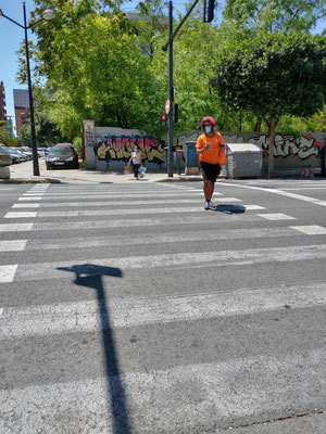 Los peatones tampoco respeta en semáforo en rojo, es un síntoma de falta de respeto hacia la convivencia y la vida en la ciudad. 