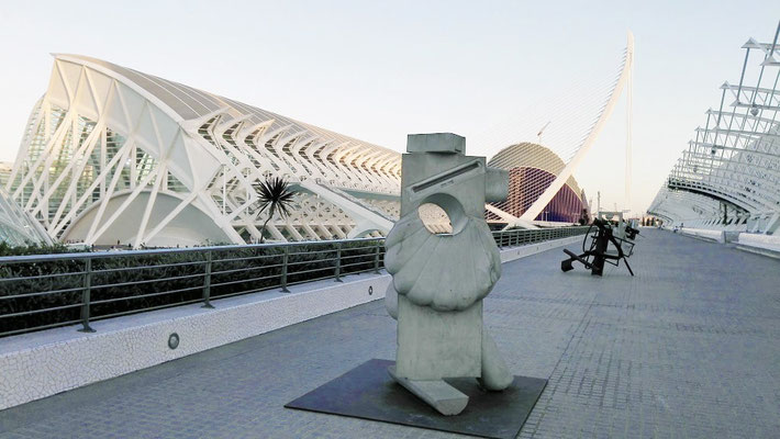 Nombre de las escultura: Minna. Obra de Ruud Kuijer.