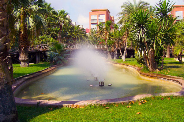 Fuente en los Viveros de Valencia.