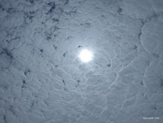 También  se les conoce como nubes aborregadas, pueden ser gruesas o como bolas de algodón. 