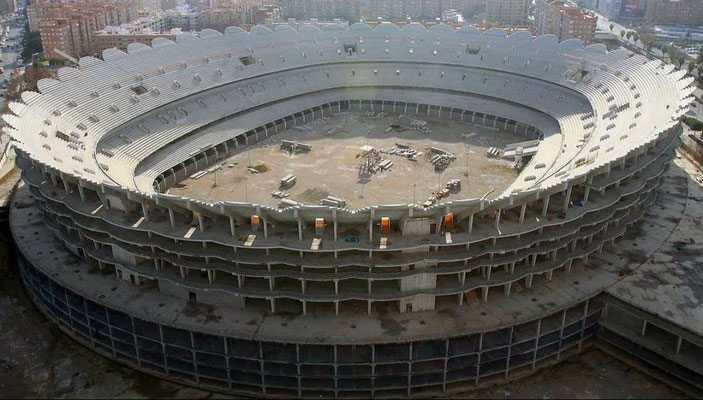 El Nou Mestalla, todavía no tiene denominación oficial.
