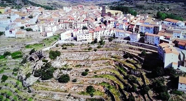 Pueblo de Villahermosa en el Penyagolosa (Castellón) Comunidad Valenciana.