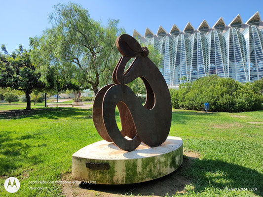  "El Pensador", escultura en los  Jardines de la Ciudad de las Artes y las Ciencias de Valencia (2008).