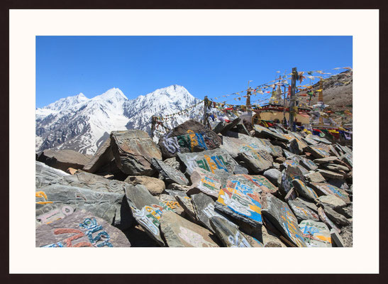 Mani Stones, Kunzum Pass, Himachal Pradesh
