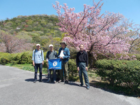 北山貯水池から見た甲山