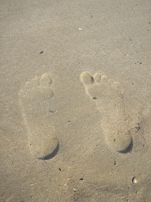 Deine Spuren im Sand....