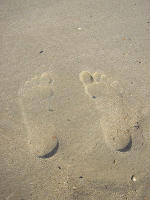 Deine Spuren im Sand....