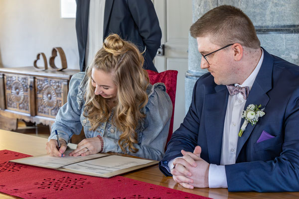 Hochzeit Paar Familie Freunde