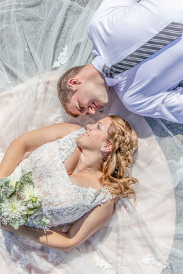 Hochzeit Paar Familie Freunde