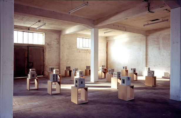  Ausstellungsansicht xhoch3, Kulturspeicher Dörenthe, 1999