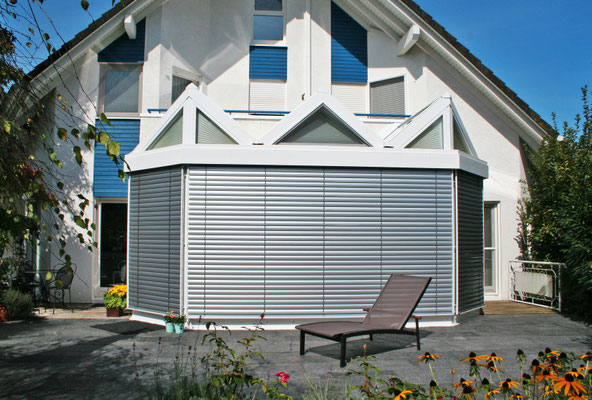 Wintergarten Holz Aluminium Leutersheim