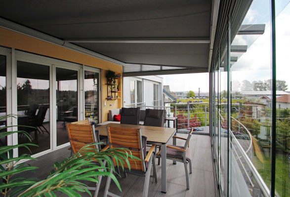 Terrassendach Aluminium Hardt