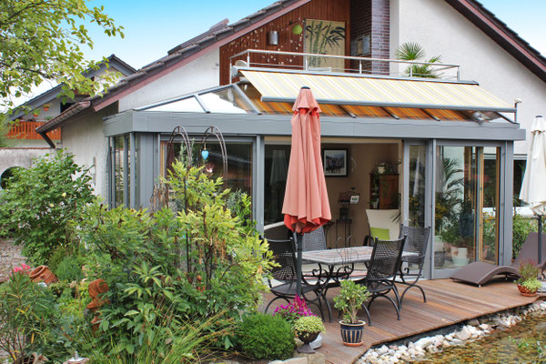 Wintergarten Holz Aluminium Oberkirch