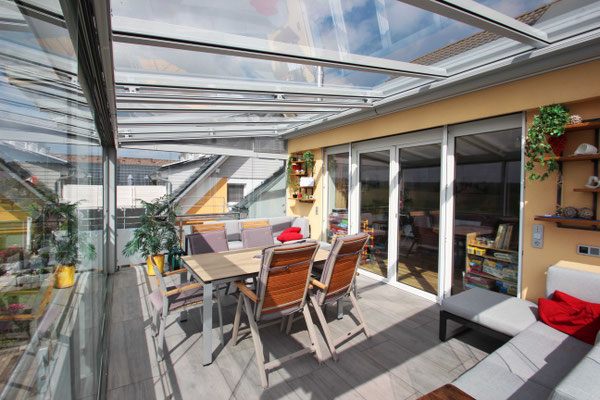 Terrassendach Aluminium Hardt