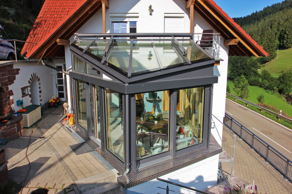 Wintergarten Holz Aluminium Tennenbronn