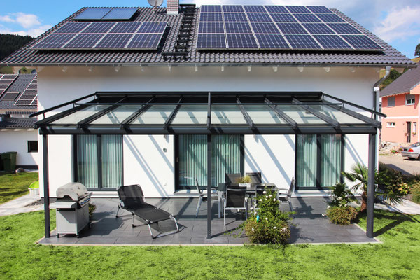 Terrassendach Aluminium Hausach