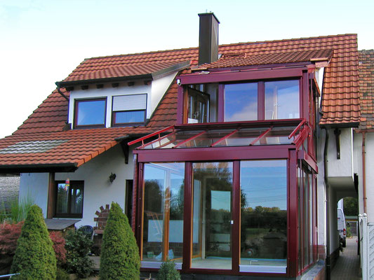 Wintergarten Holz Aluminium Urloffen