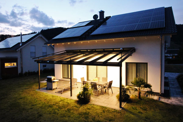 Terrassendach Aluminium Hausach