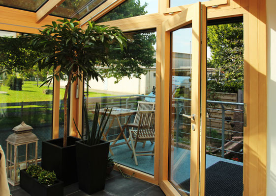 Wintergarten Holz Aluminium Bleichheim
