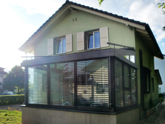 Wintergarten Holz Aluminium Zürich