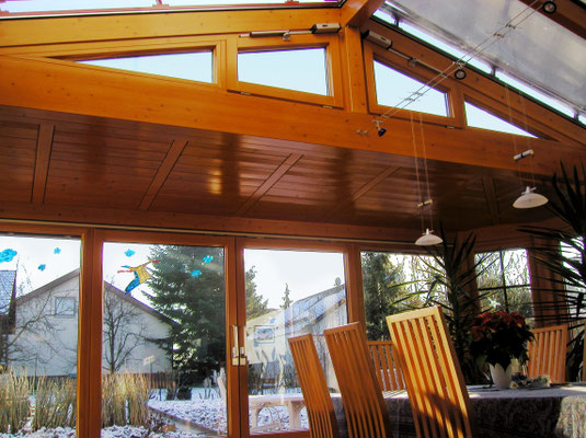 Wintergarten Holz Alu