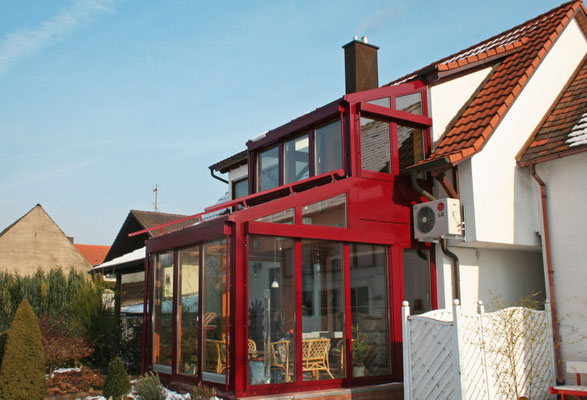 Wintergarten Holz Aluminium Urloffen