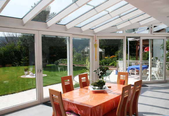 Wintergarten Holz Aluminium Seelbach