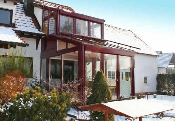 Wintergarten Holz Aluminium Urloffen