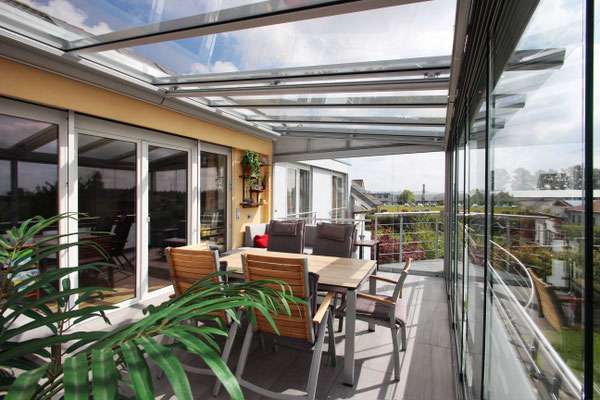 Terrassendach Aluminium Hardt