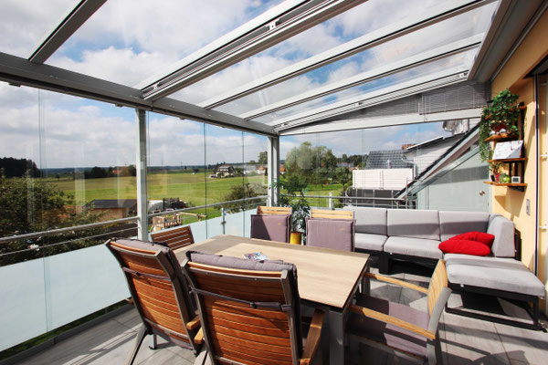 Terrassendach Aluminium Hardt
