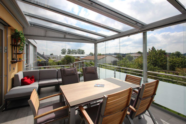 Terrassendach Aluminium Hardt